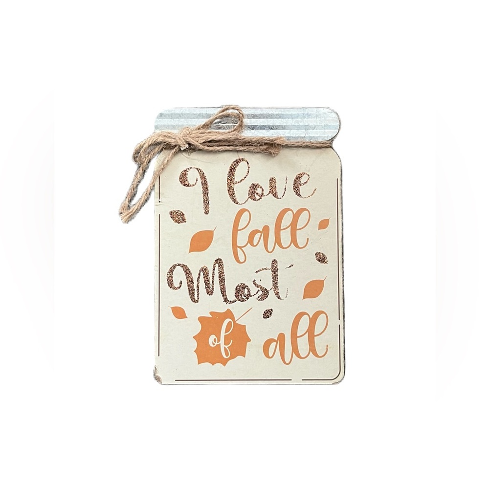 Wooden Graphic Stand-Up Decor